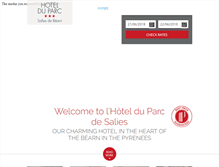 Tablet Screenshot of hotelsalies.com